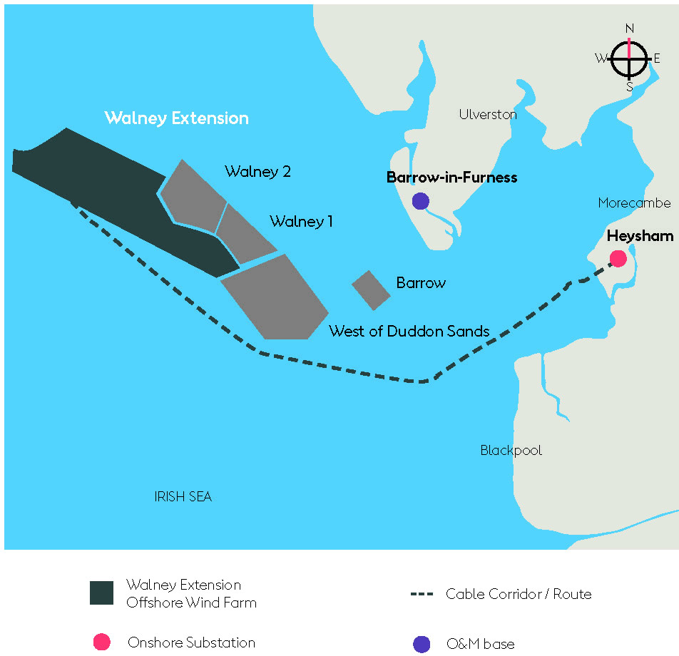 Walney Extension Offshore Wind Farm Project